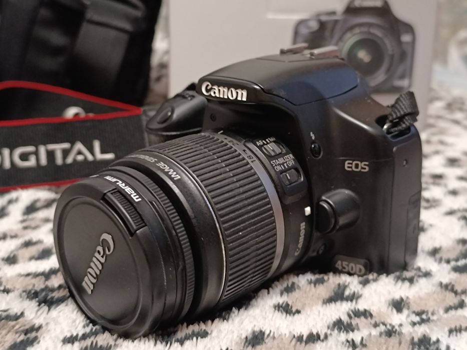 Фотоаппарат CANON 450D + объектив 18-55 mm