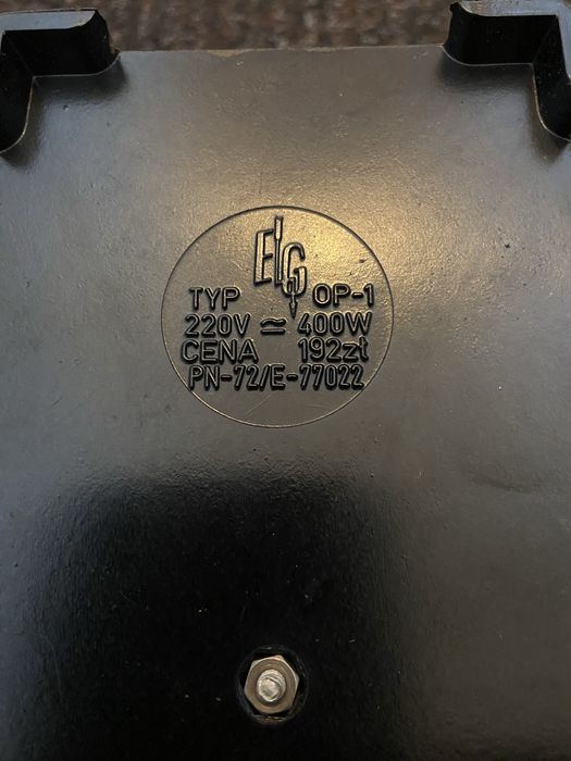 Nowy toster opiekacz PRL