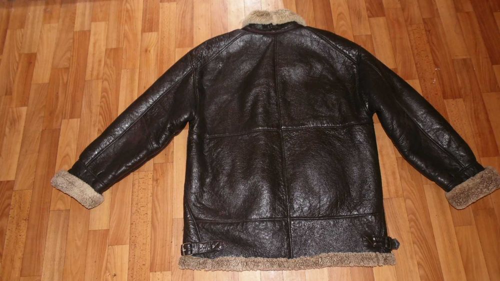 Дубленка пилот бомбер b - 3 США натуральная овчина