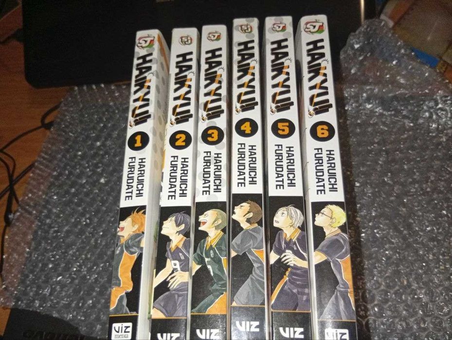 Манга Haikyu!! (Волейбол!!) 1–12 тома на английском (VIZ Media) / Набор