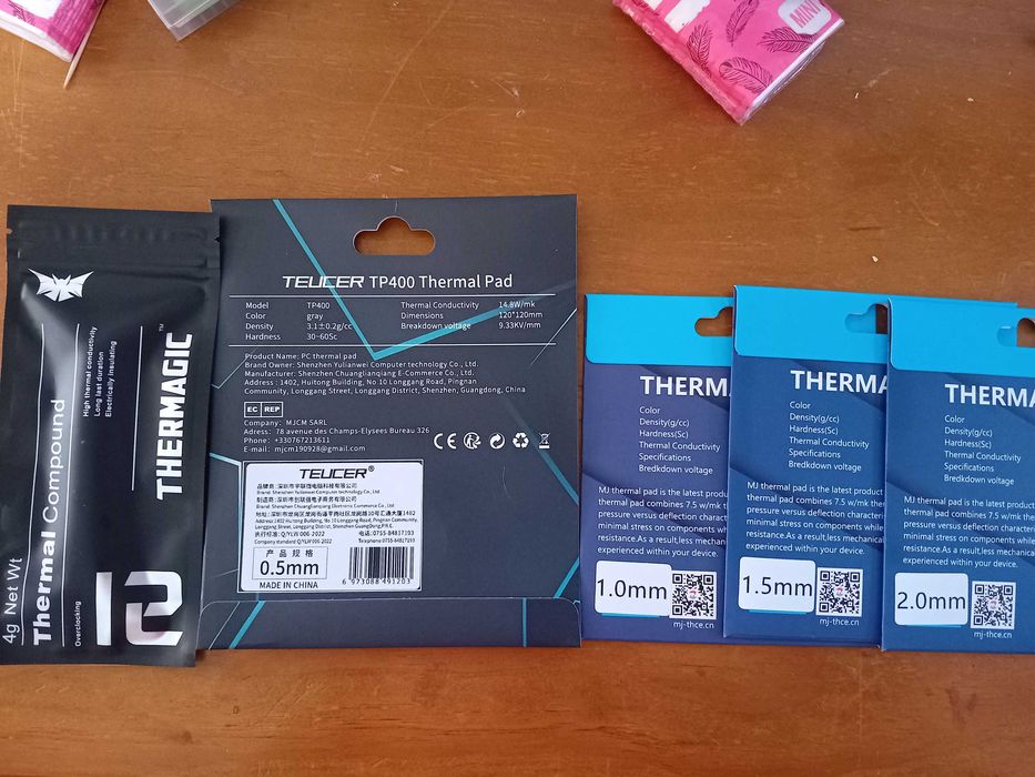 Thermal pads+ Pasta termica64284552935425120