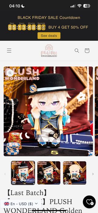 Honkai Star Rail Aventurine Хонкай Стар Рейл Авантюрин Плюш