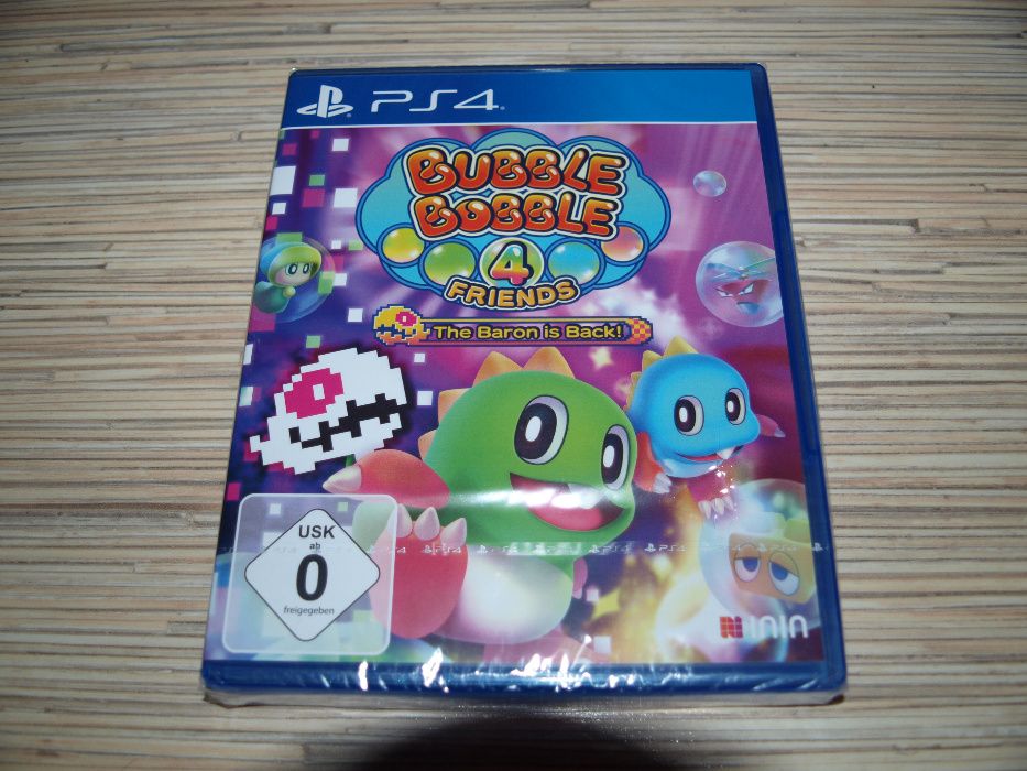 Gra dla dzieci Bubble Bobble 4 Friends The Baron is Back! ps4 nowa!!!