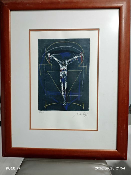 Quadro de Cristo e Ponte D. Luís I