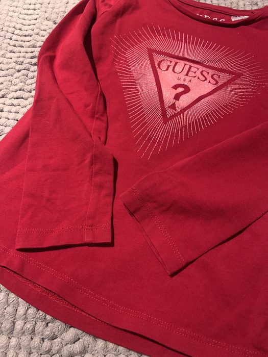 Bluzka guess czerwona 4 lata