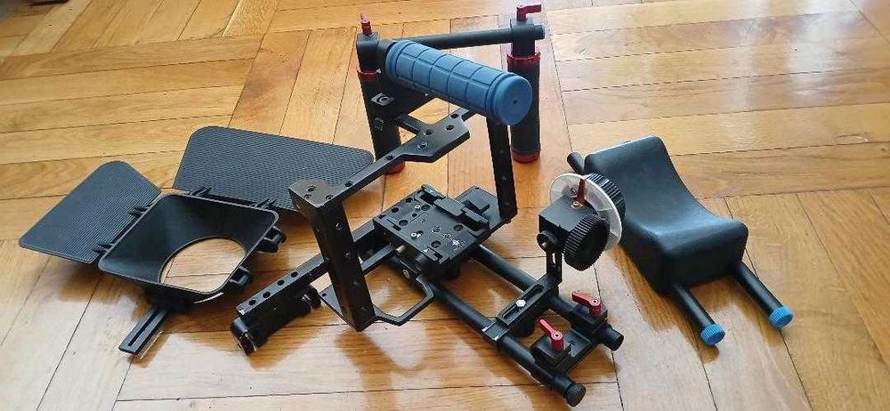 Shoulder rig - Estabilizador Completo para DSLR / Mirrorless (USADO / como novo)
