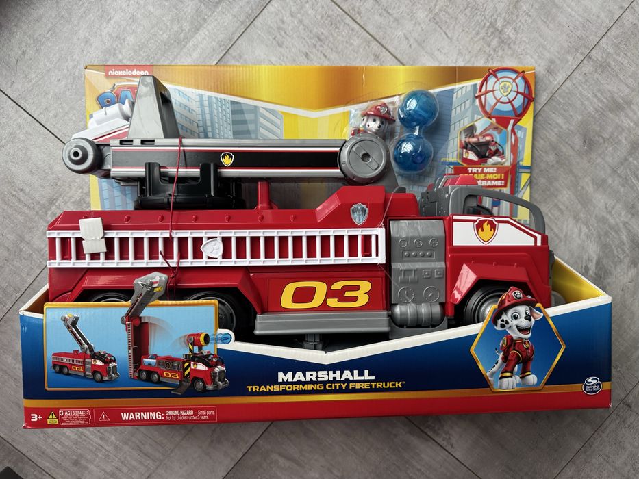 Psi Patrol ogromny Wóz Strażacki Marshall