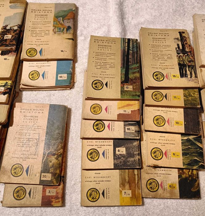 Kolekcja książek z serii Żółty Tygrys