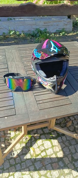 Kask crossowy lekki na enduro quad ATV  Rozmiar L