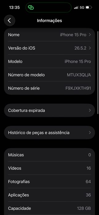 iPhone 15 pro IMPECÁVEL