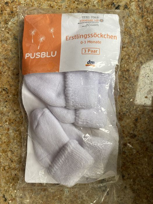 Skarpetki dla niemowląt 0-3 miesiąca
