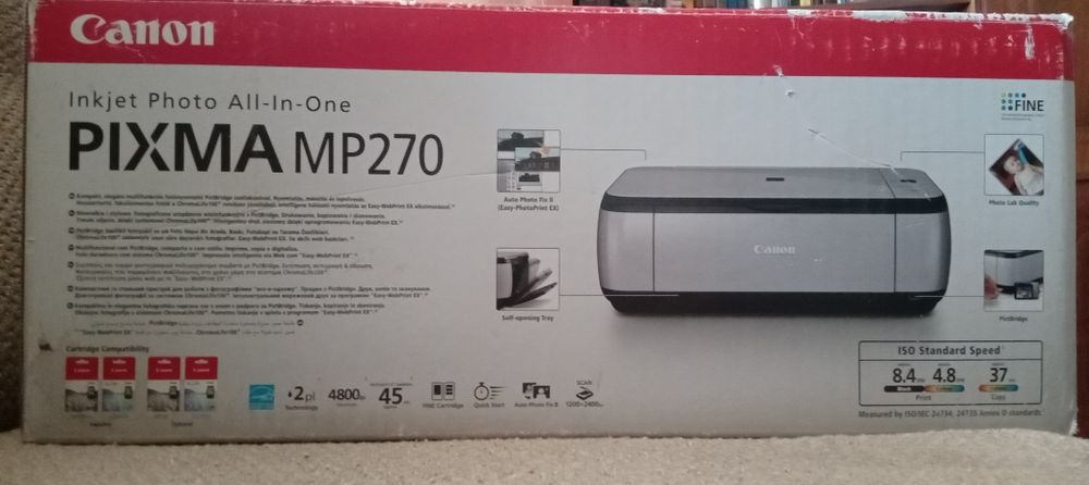 Принтер Canon PIXMA MP270 + USB cable