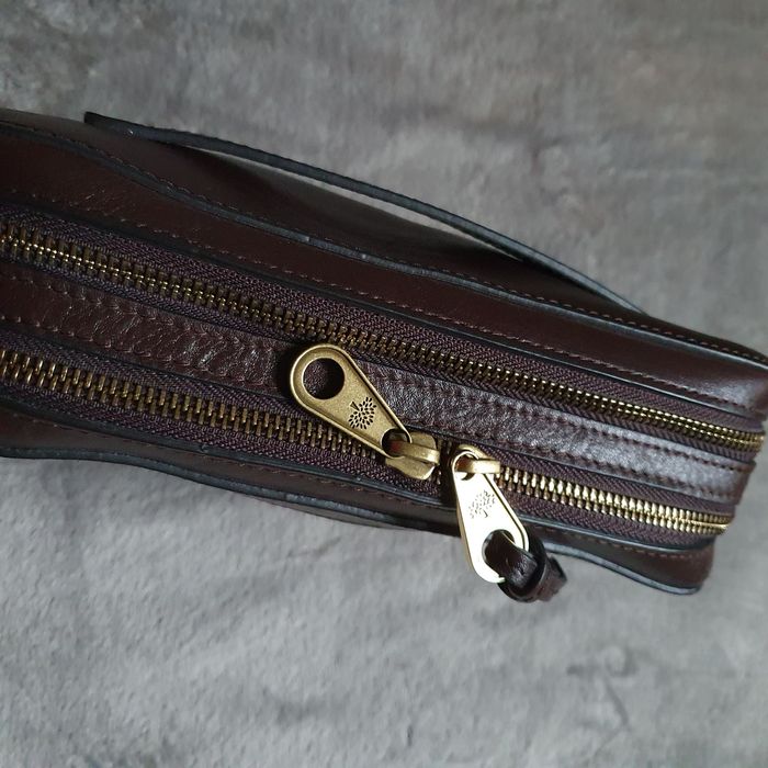 Кожаная сумка барсетка Mulberry!