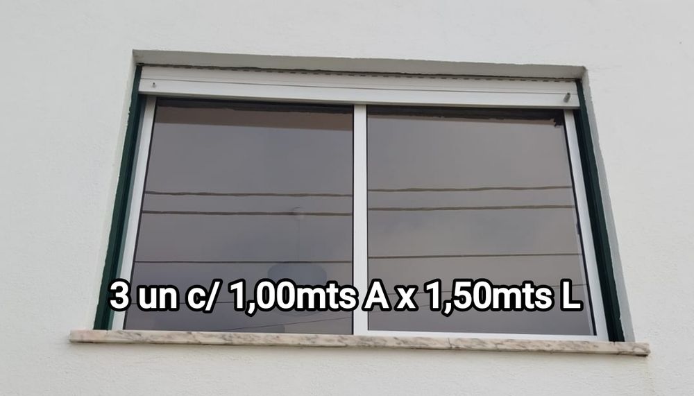 Janelas de correr em Alumínio usadas
