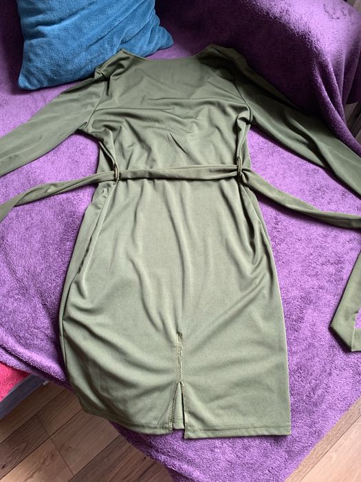 Elegancka zielona sukienka (S/M)