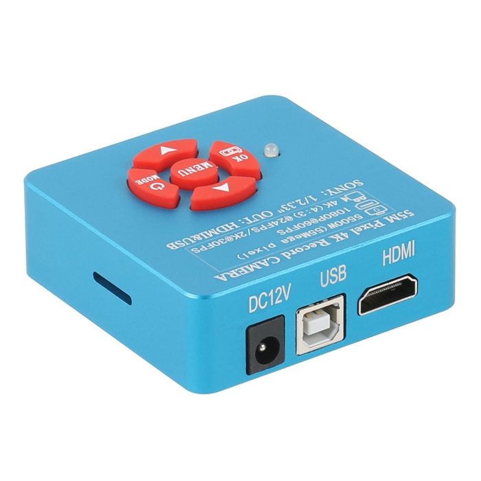 4K Мікроскоп з цифровою камерою 55MP, LED підсвічуванням та стійкою