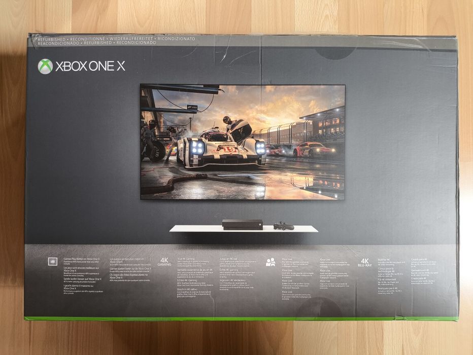 Xbox One X - Puste pudełko / karton do kolekcji