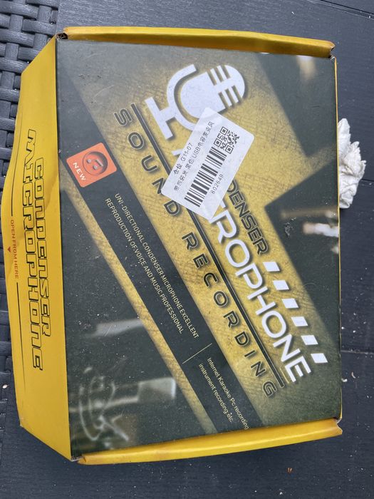 Microfone gamer condeser