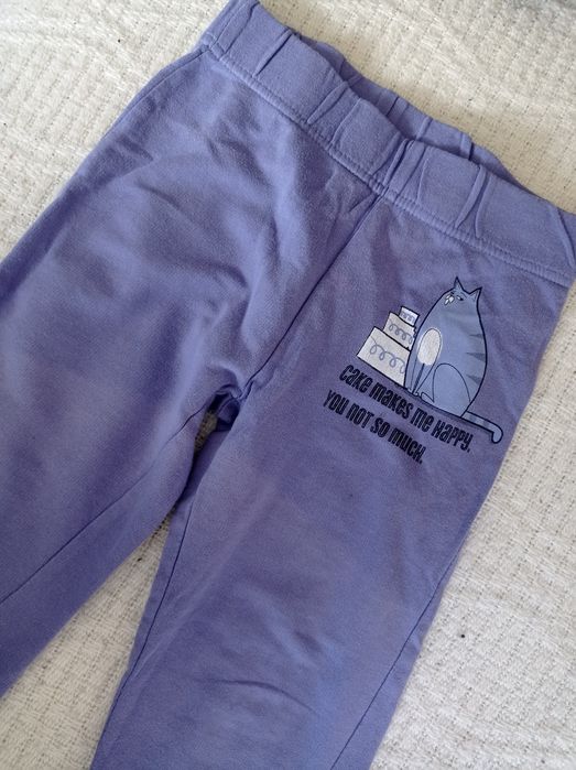 Spodnie fioletowe 104/110