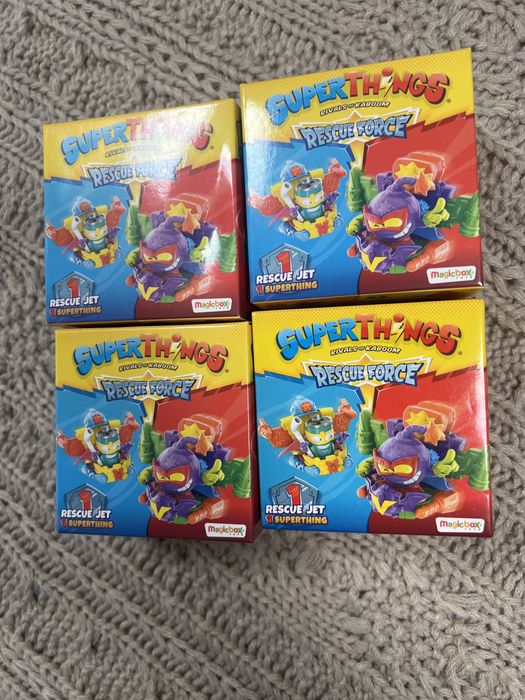 4 szt Super Things Rescue Force Rescue Jet