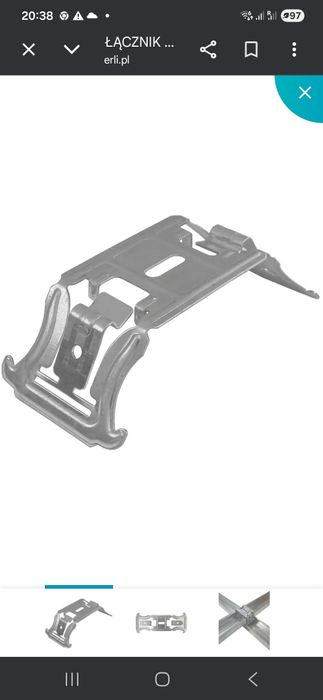 Knauf łącznik krzyżowy zatrzaskow CD-CD 100SZT