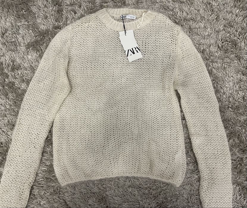 Светр павутинка Zara з ланою зара