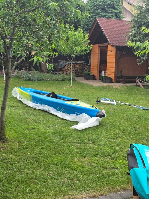 Kajak pompowany 2-osobowy Aquatone Glacier 14'0 427 cm