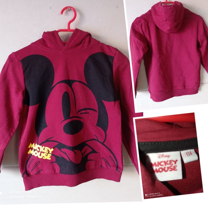 Disney Mickey bluza chłopięca stan idealny rozmiar 134 cm