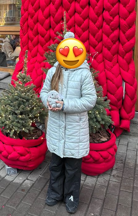 Зимове дуже тепле пальто для дівчинки Andre Tan 128-134