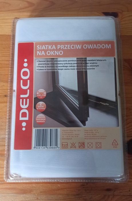 Siatka na okno przeciwko owadom 130 x 150