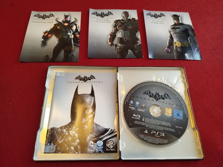 Jogo PS3 Batman Arkham origins, edição especial