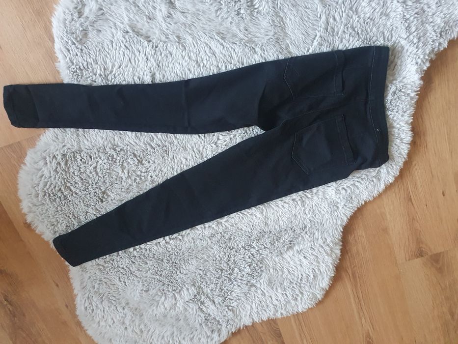 Spodnie dżinsy sinsay 32 czarne XXS
