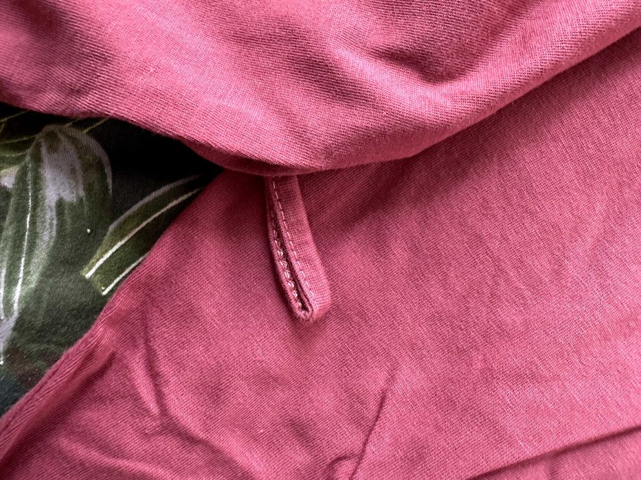 Szlafrok damski różowy bawełniany z paskiem dolce sonno