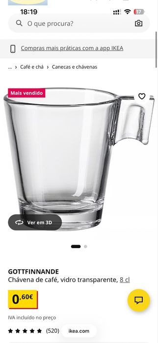 Chavenas Cafe Vidro IKEA447336357833615360