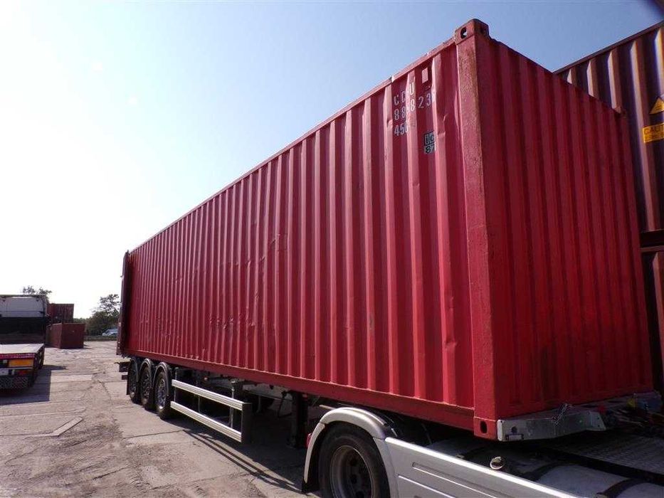 Kontener morski magazyn 40 HC podwyższany 12 metrów - WYNAJEM