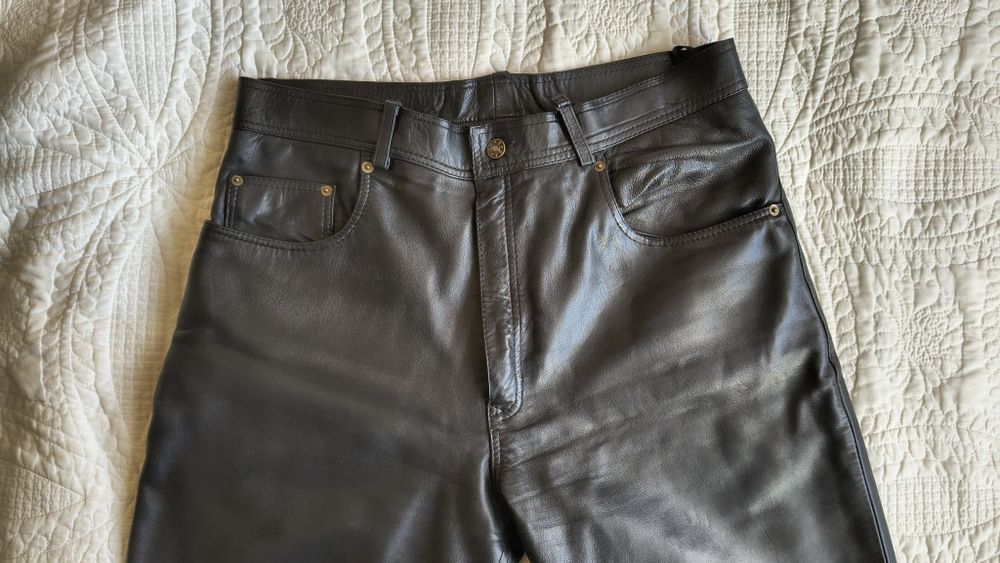 Штани/брюки шкіряні 36розмір