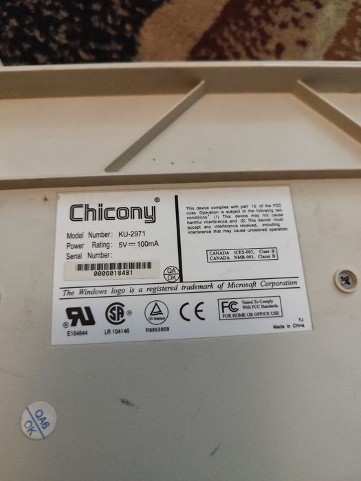 Retro klawiatura Chicony na USB