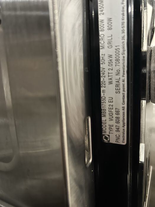Microondas AEG MBB1755D-M Encastre