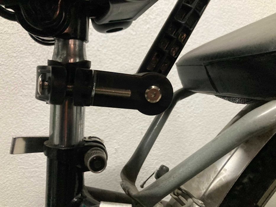 Apoio suporte bicicleta para criança