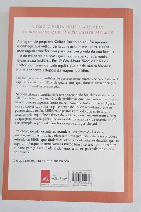 Livro o Céu muda tudo423595178176686081