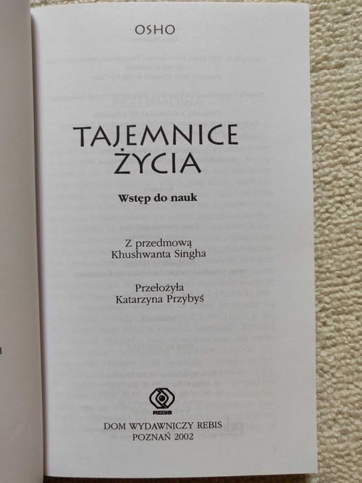 Tajemnice życia. OSHO