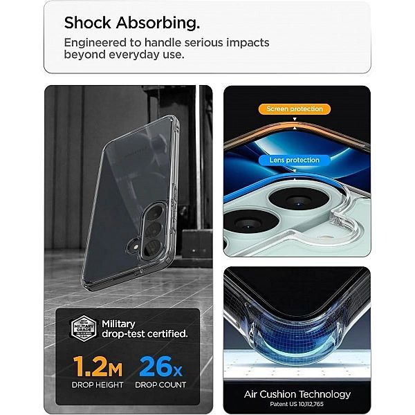 Spigen Ultra Hybrid Galaxy S26 Fe Crystal Clear