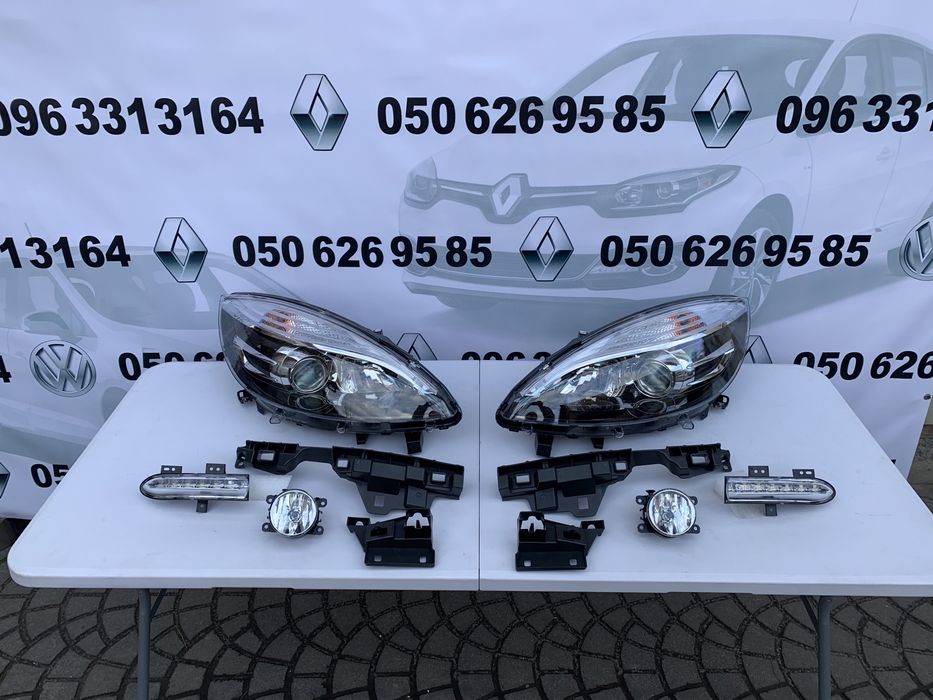 scenic 3 сценик 4 Megan 3 megane 4 laguna 3 Clio 4 разборка шрот  фари