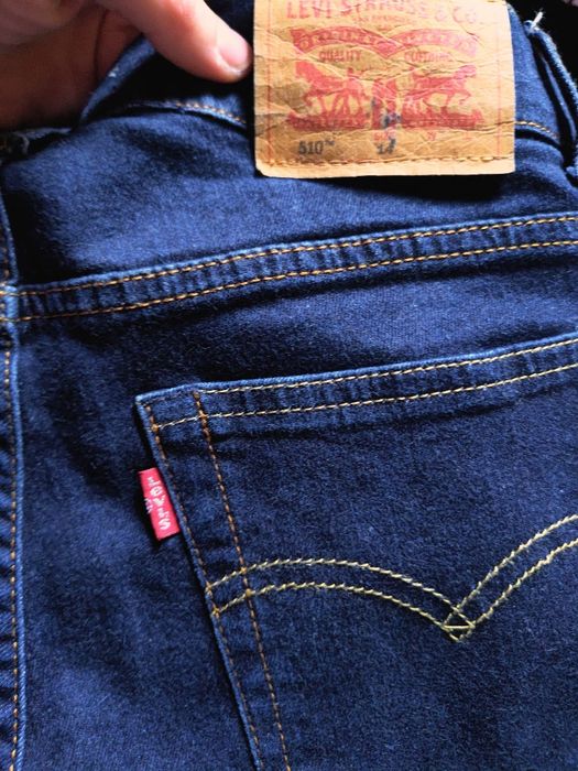 Dzinsy damskie granatowe rozm 14 Levi's