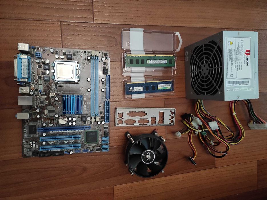 комплект P5G41T (775) +E3400+8Gb+ блок живлення Q-dion