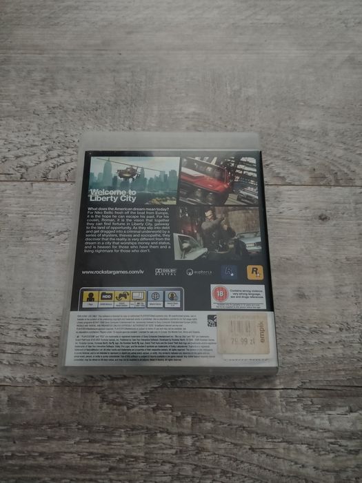 Gra GTA IV na ps3