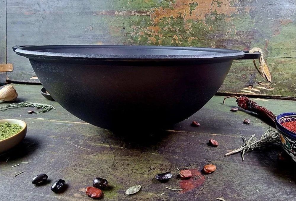 Казан чавунний наша майстерня / чугунный казан / чугунный котелок