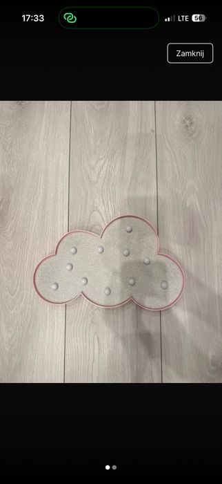 Lampka led chmurka