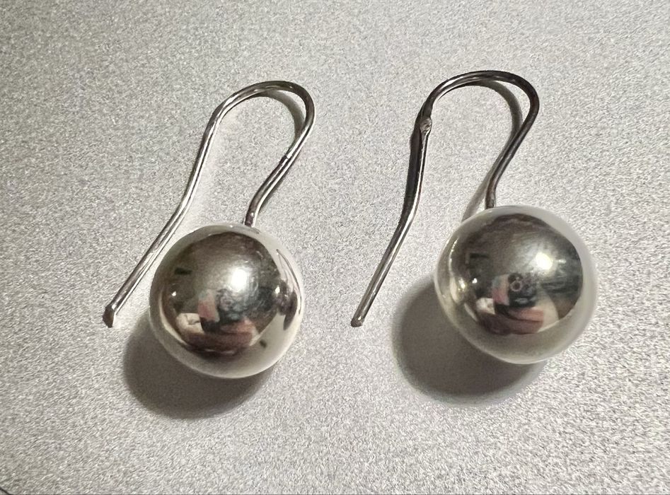 Brincos em prata de senhora