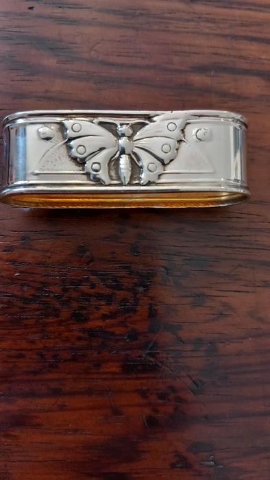 argola de guardanapo em prata